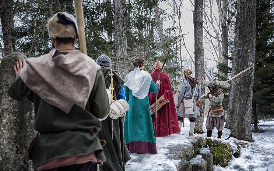 Bjørnland hird, grupo de la Alta Edad Media | Qué es la recreación histórica (imagen: Bjørnland hird)