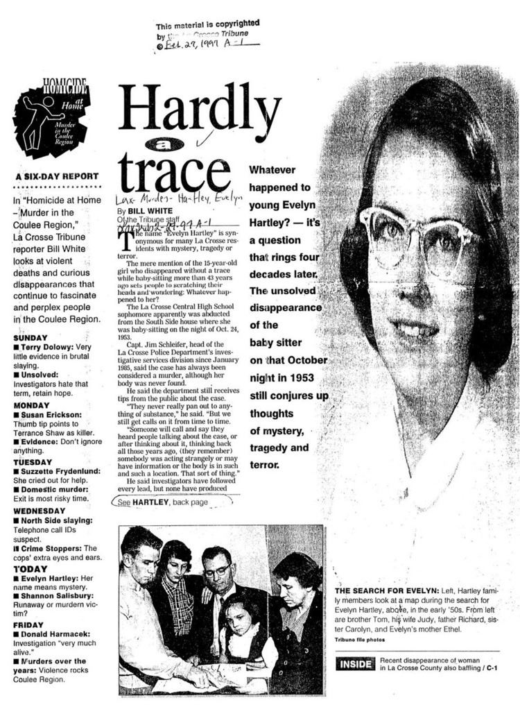 El caso de Evelyn Hartley: La niñera desaparecida