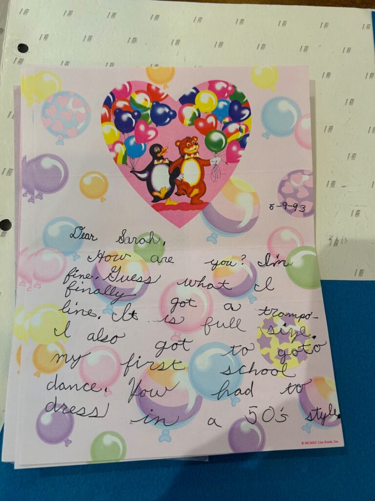 El globo que unió a dos niñas con el mismo nombre