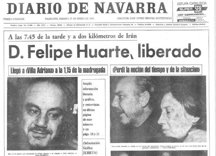 El dramático secuestro de Felipe Huarte
